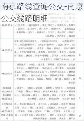 探索南京交通脈絡(luò)，最新公交線路一覽